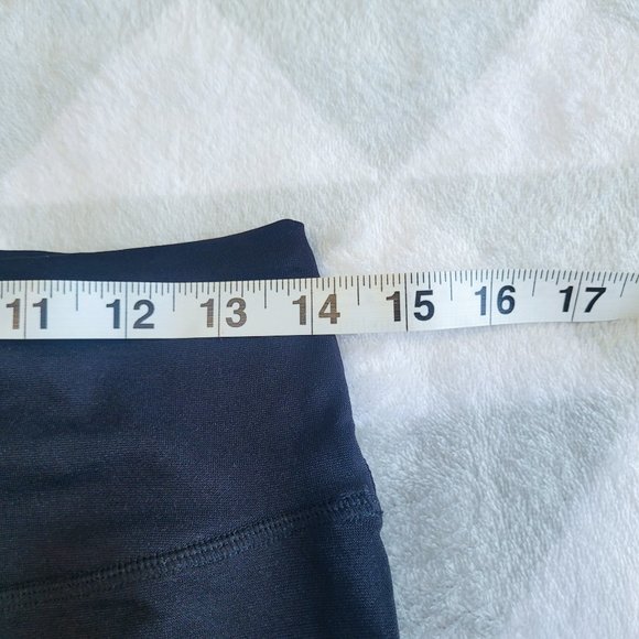 U2B Black Workout Leggings Pants, Gym High Rise Stretchy Crop Pants - Picture 9 of 11